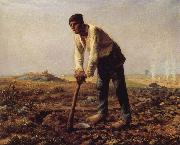 Jean Francois Millet The man with the Cut oil painting